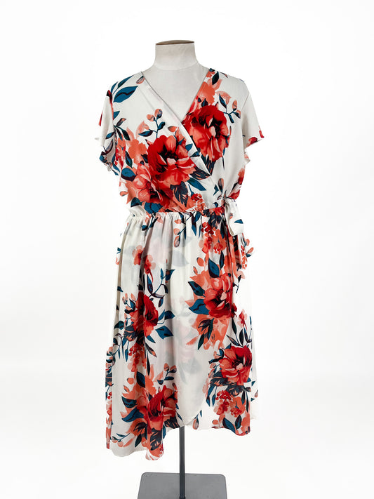 Scobe - White Midi Dress (Size XL)