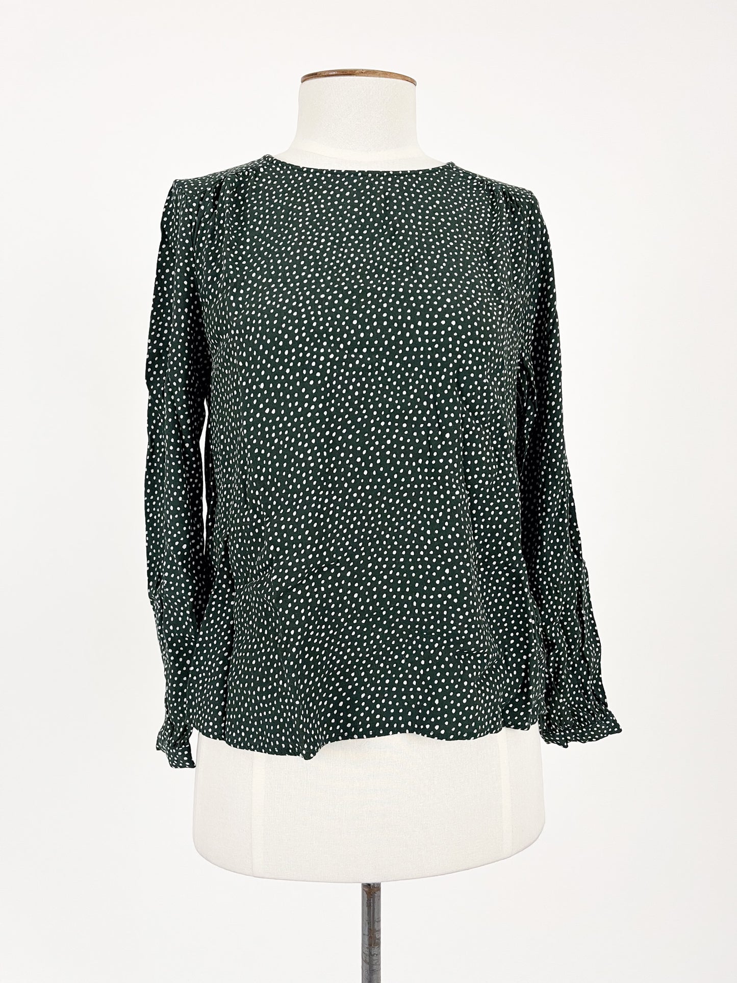 H&M | Green Workwear Top | Size 8