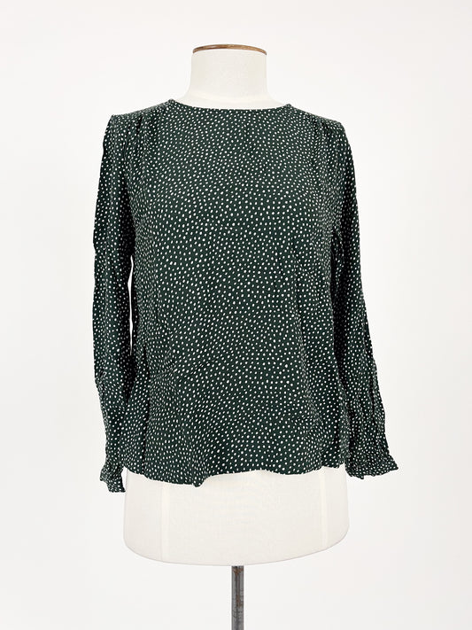 H&M | Green Workwear Top | Size 8