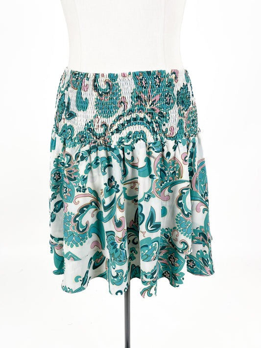 Charlo - Green Mini Skirt (Size 16)