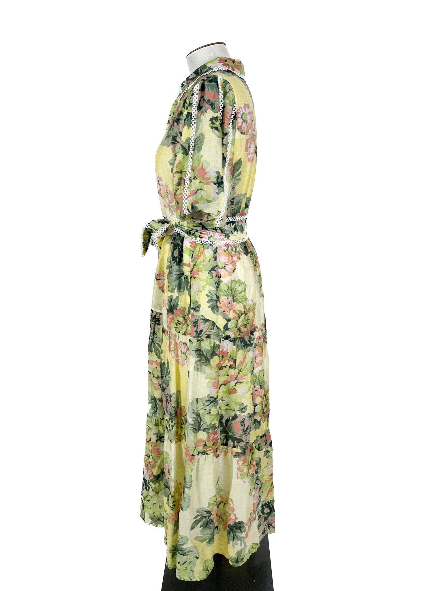 Decjuba - Multicoloured Maxi Dress (Size 14)