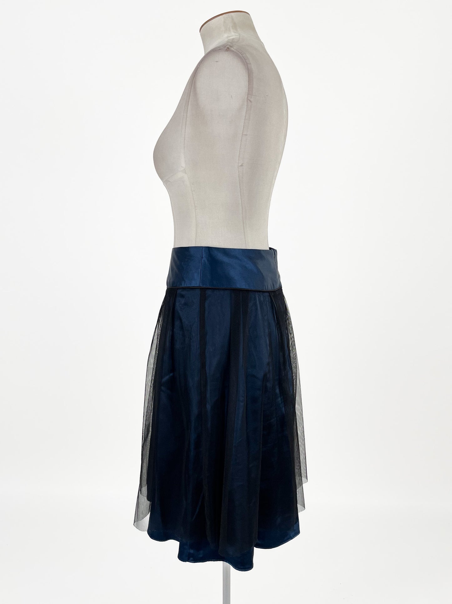Staxs | Blue Cocktail Skirt | Size 10