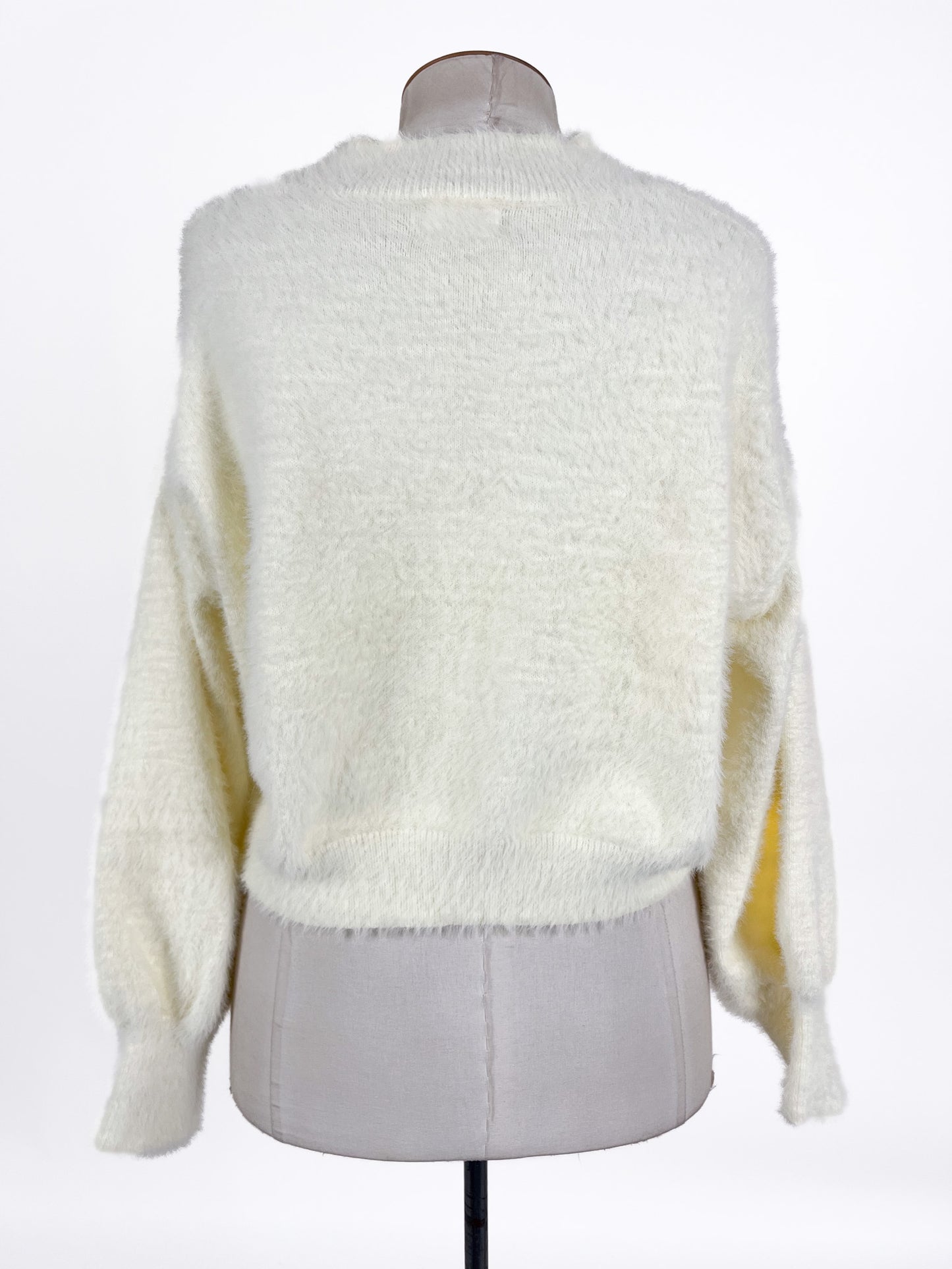Calli | White Casual Jumper | Size M