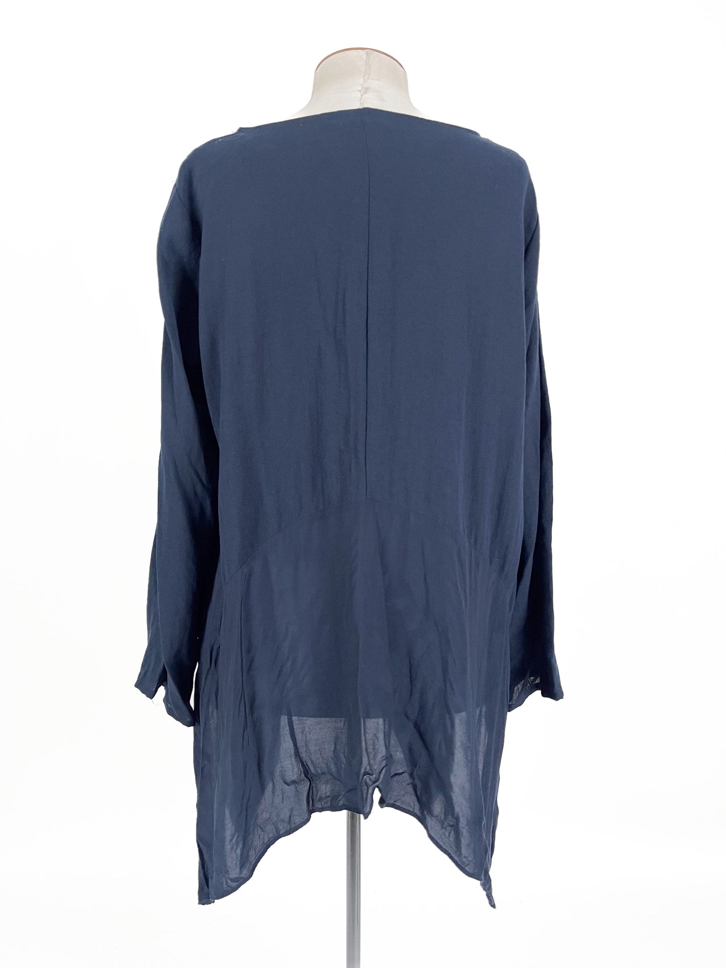 Blue Illusion | Navy Top | Size L