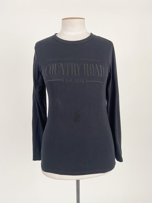 Country Road | Black Casual Jumper | Size 14