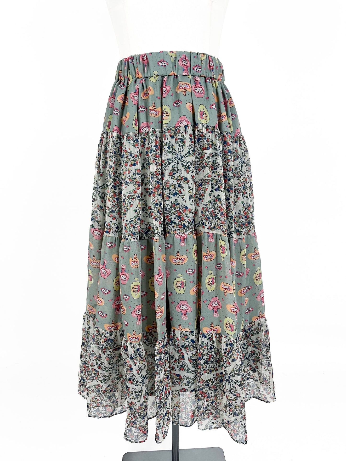Ochirly | Green Casual Skirt | Size XS