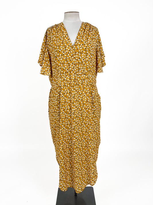 Lorraine - Yellow Midi Dress (Size 18)