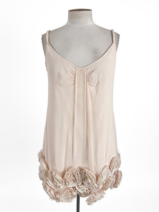 Forever New | Beige Cocktail Dress | Size 16