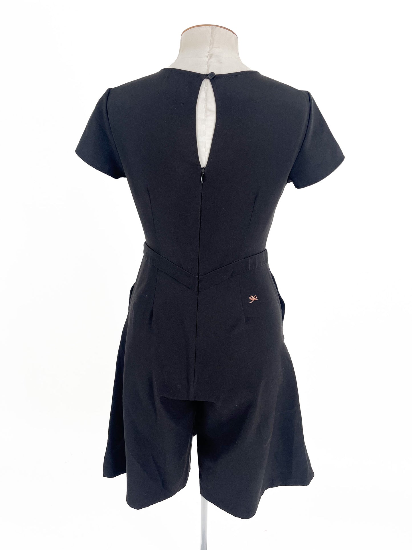 Plains & Prints | Black Casual/Cocktail Jumpsuit | Size 10