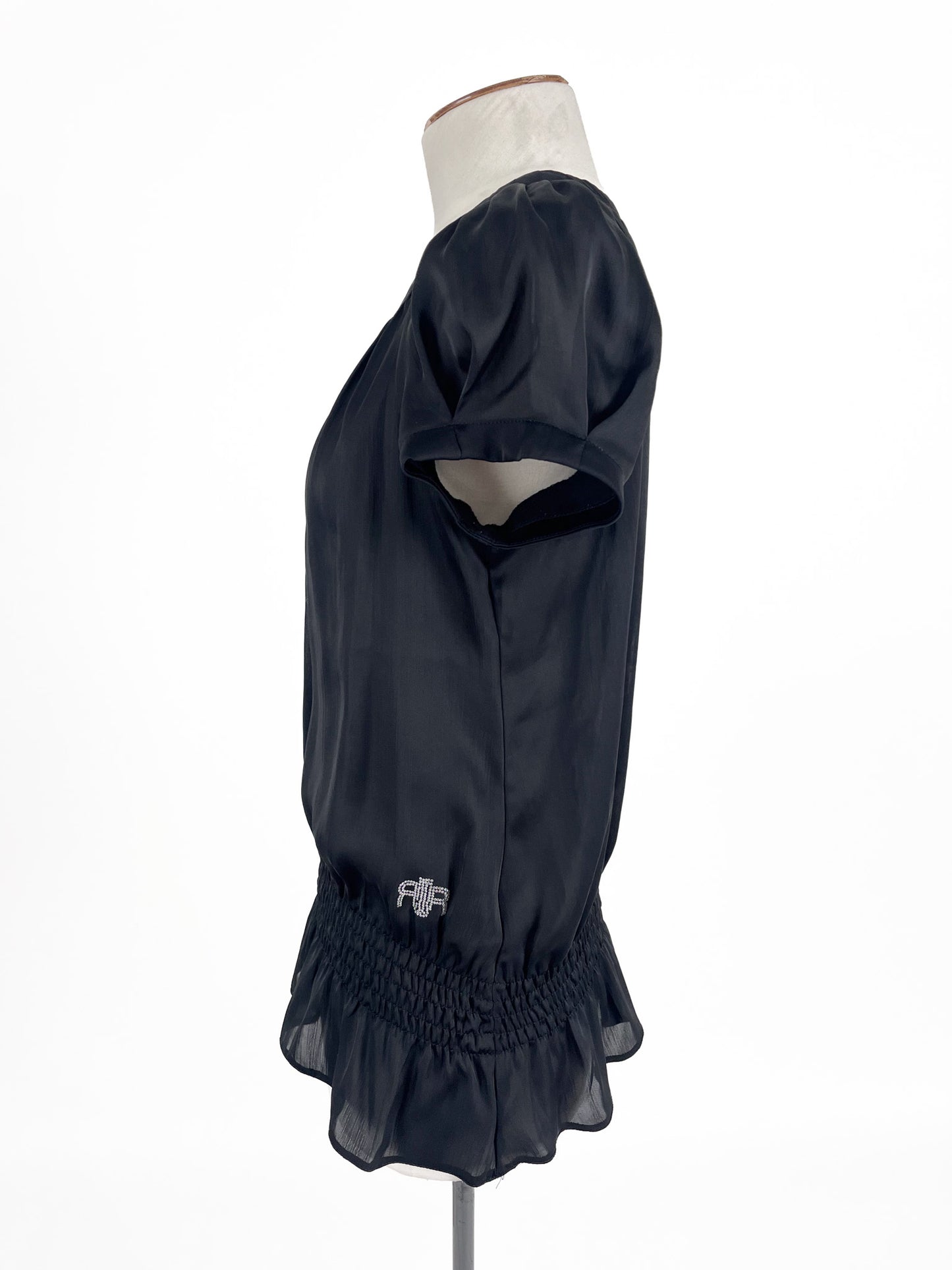 River Island | Black Casual Top | Size 8