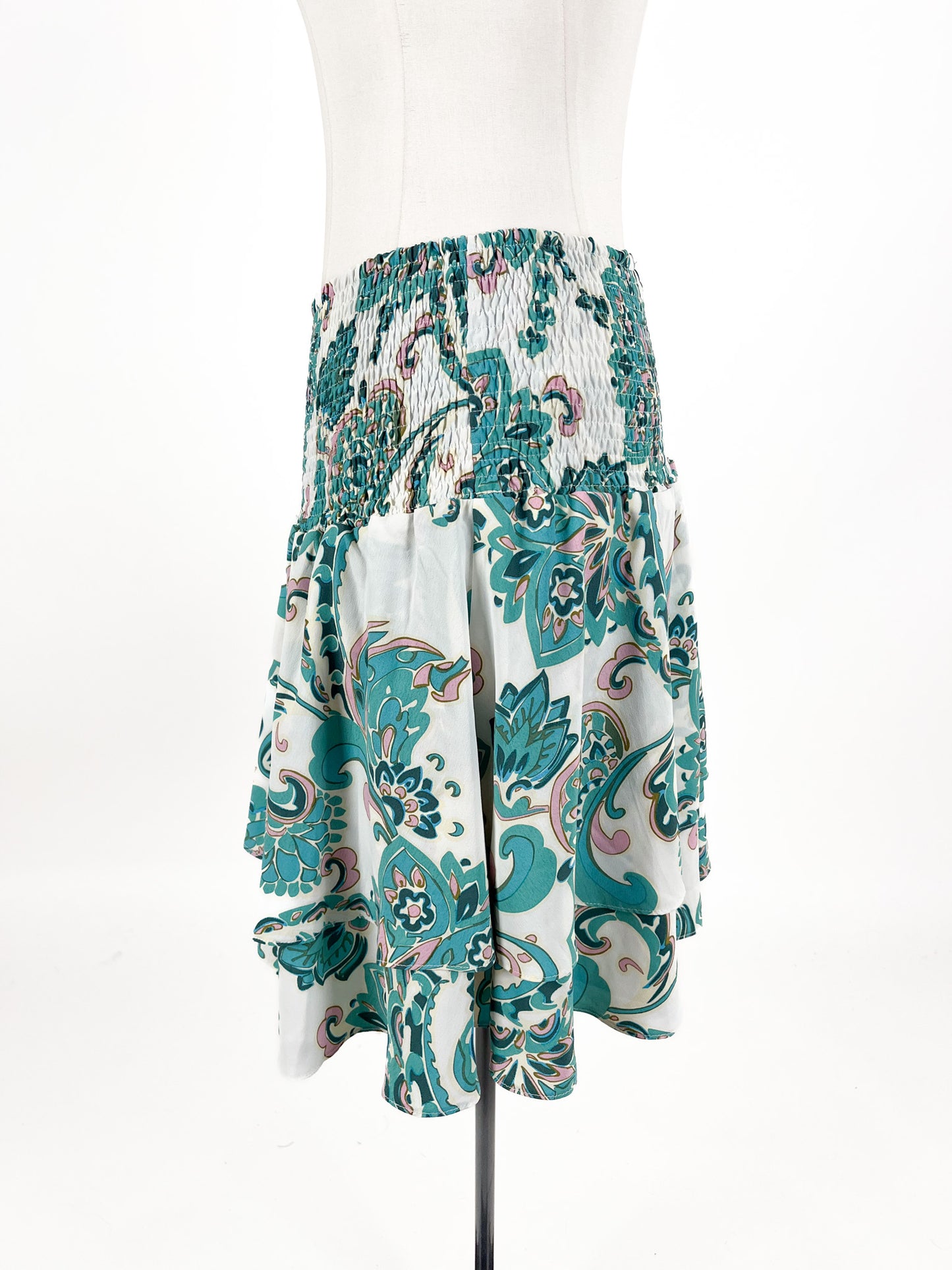 Charlo - Green Mini Skirt (Size 16)