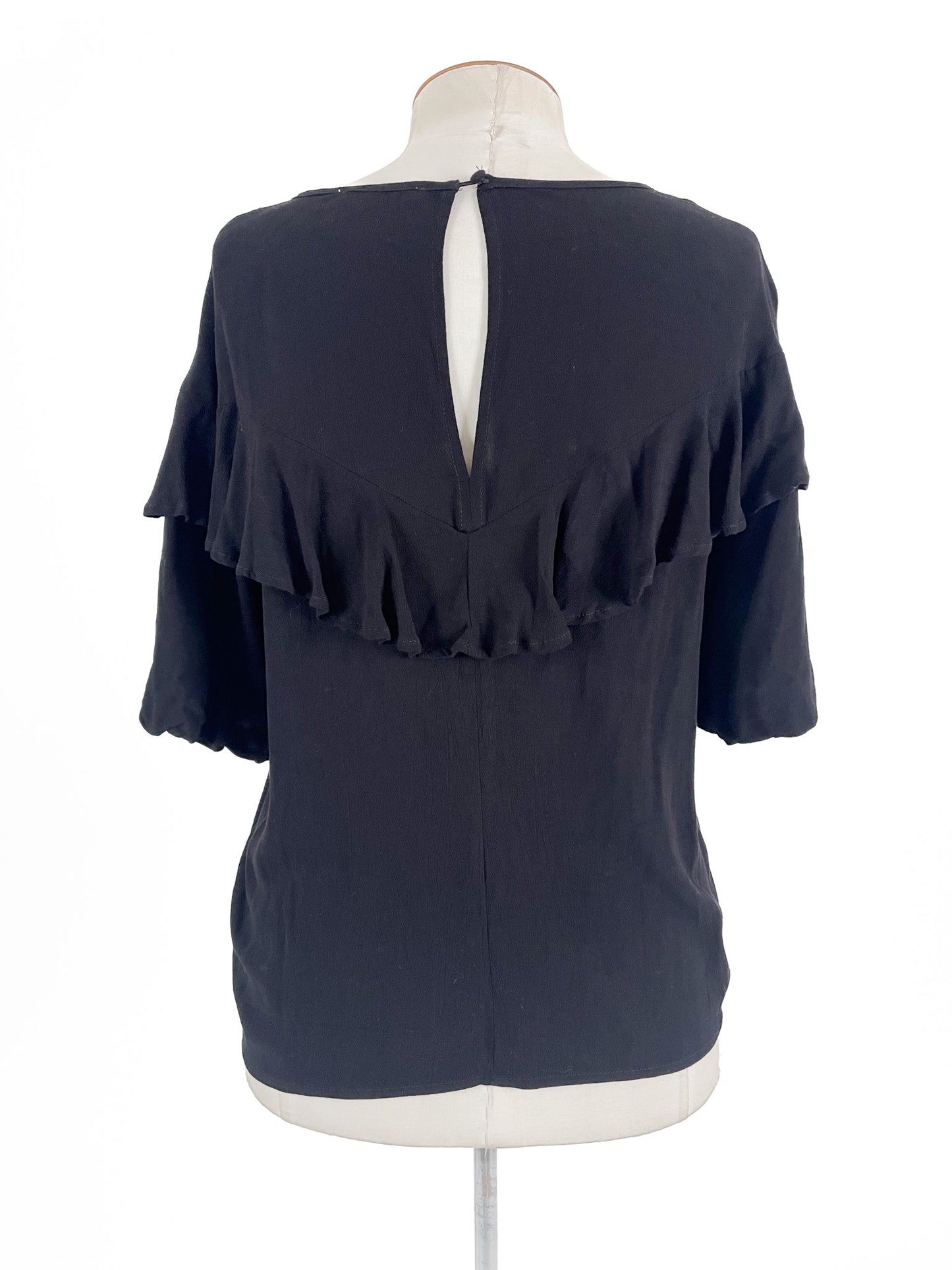 SASS | Black Casual Top | Size 14