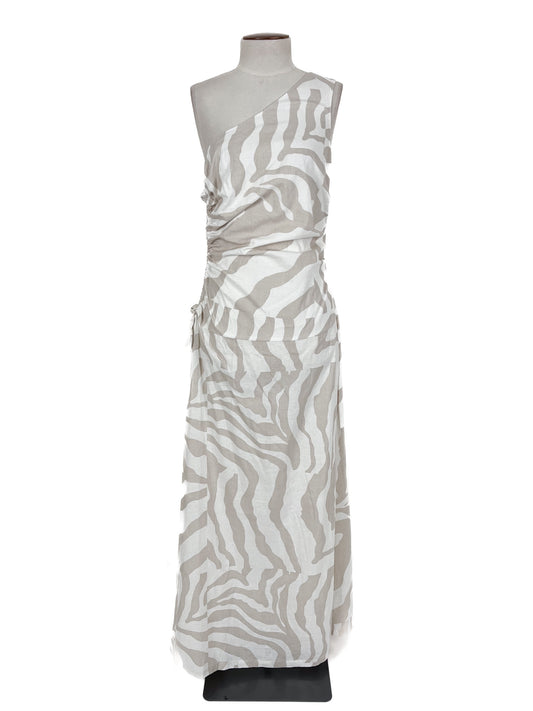 AJE | Beige Casual Dress | Size 8