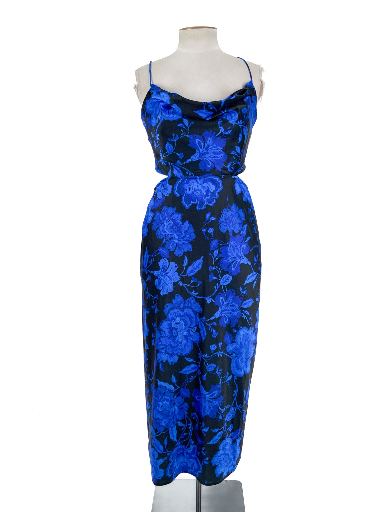 Runaway the Label - Blue Maxi Dress (Size L)