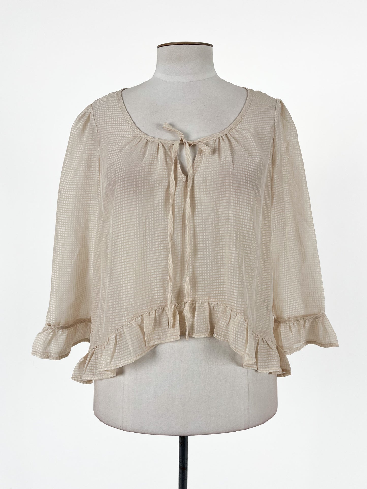 Lucca Couture | Beige Casual Top | Size M