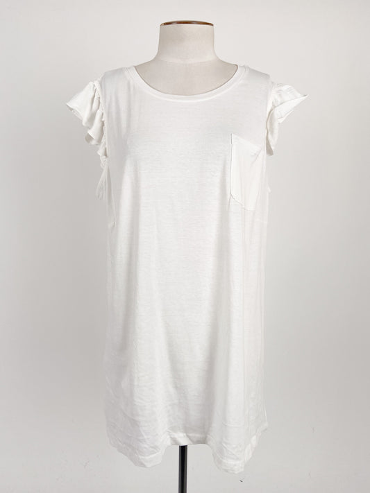 City Chic | White Casual Top | Size 16