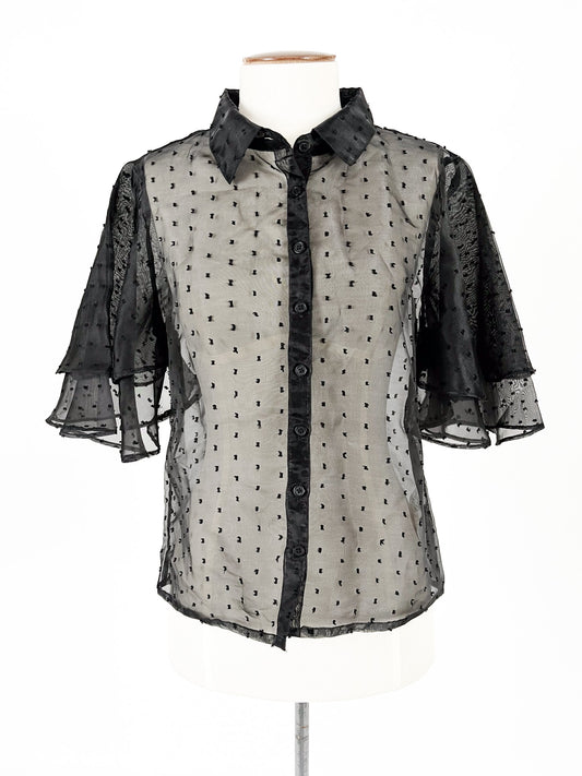 Boohoo | Black Casual Top | Size 10