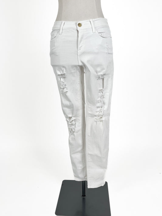 Frame Denim | White Casual Jeans | Size 10