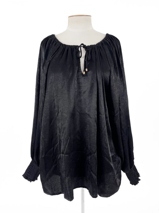 Rockmans | Black Casual/Workwear Top | Size 20