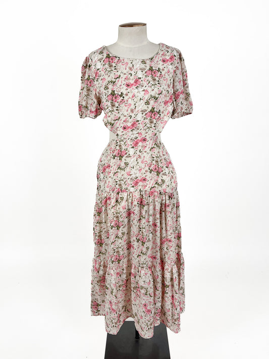 Ruby Sees - Multicoloured Maxi Dress (Size 10)
