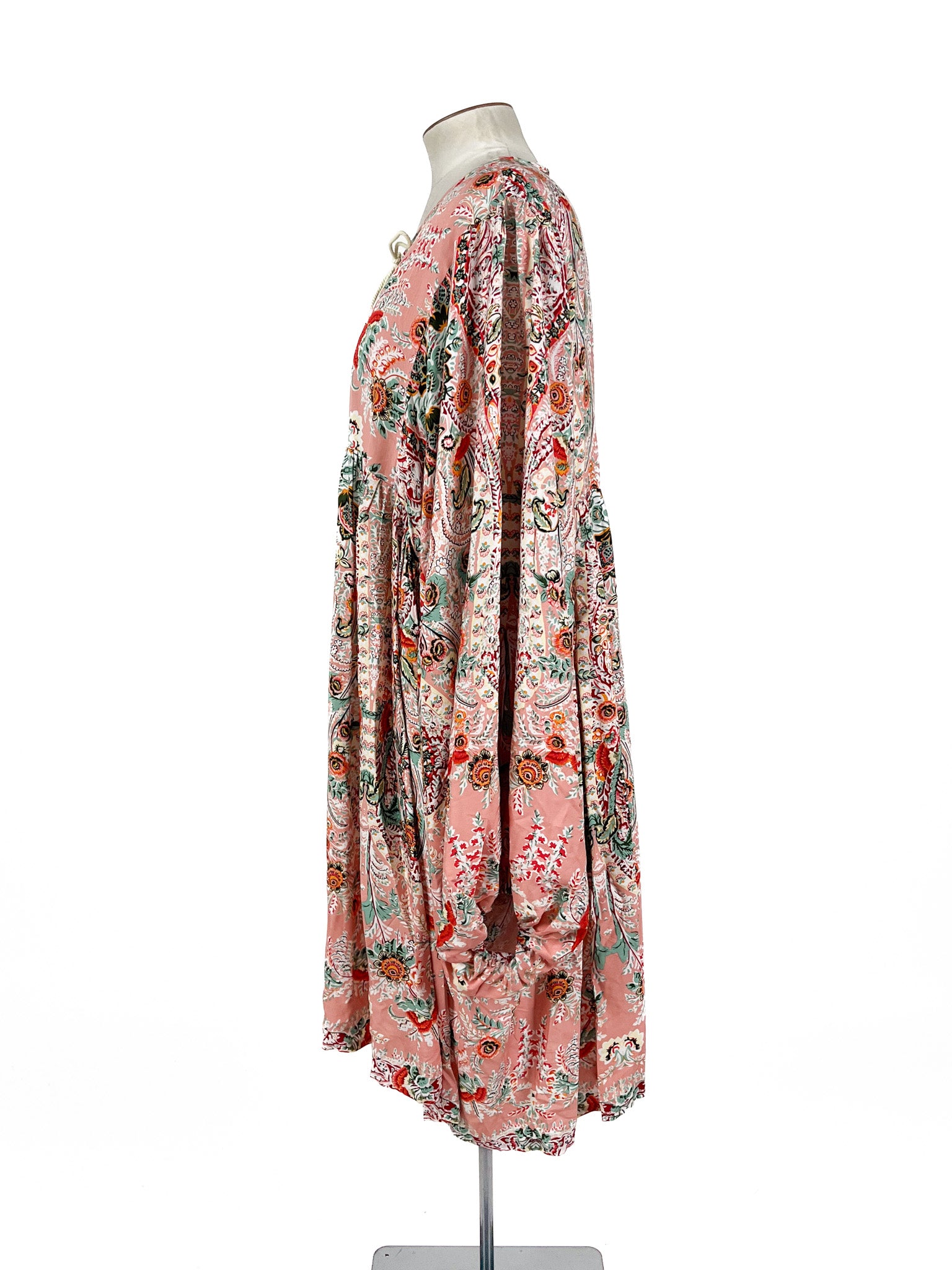 Isla-Maree - Pink & Multicoloured Midi Dress (Size 26)