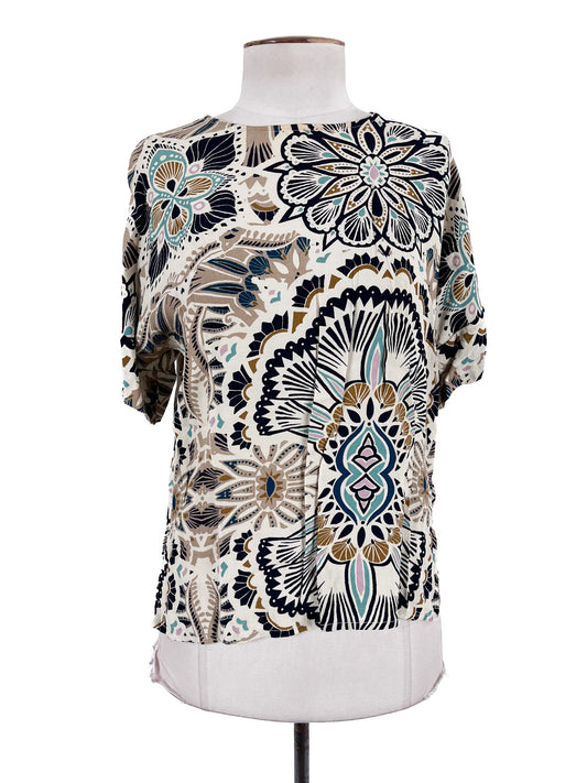 H&M | Multicoloured Casual/Workwear Top | Size 8
