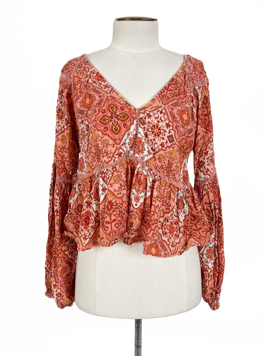 Arnhem | Orange Casual Top | Size 8