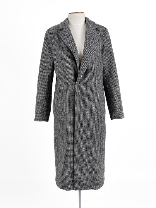 Liam | Grey Casual Coat | Size 8