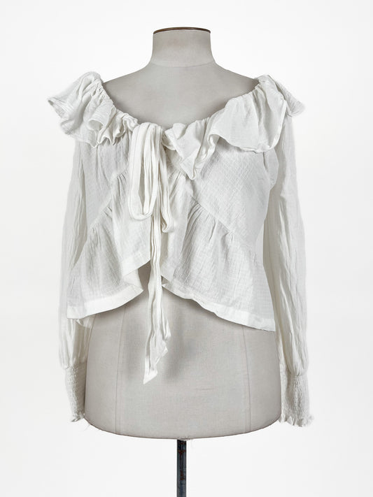 Blak Luxe | White Top | Size 10