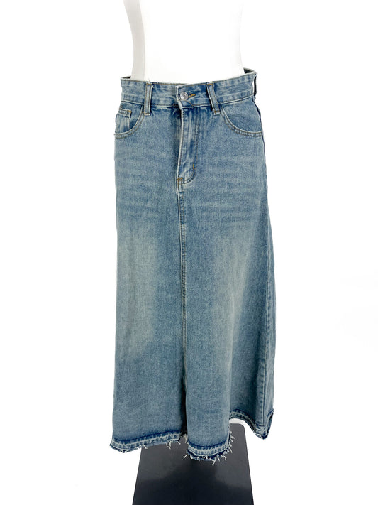 Unknown Brand - Blue Denim Skirt (Size S)