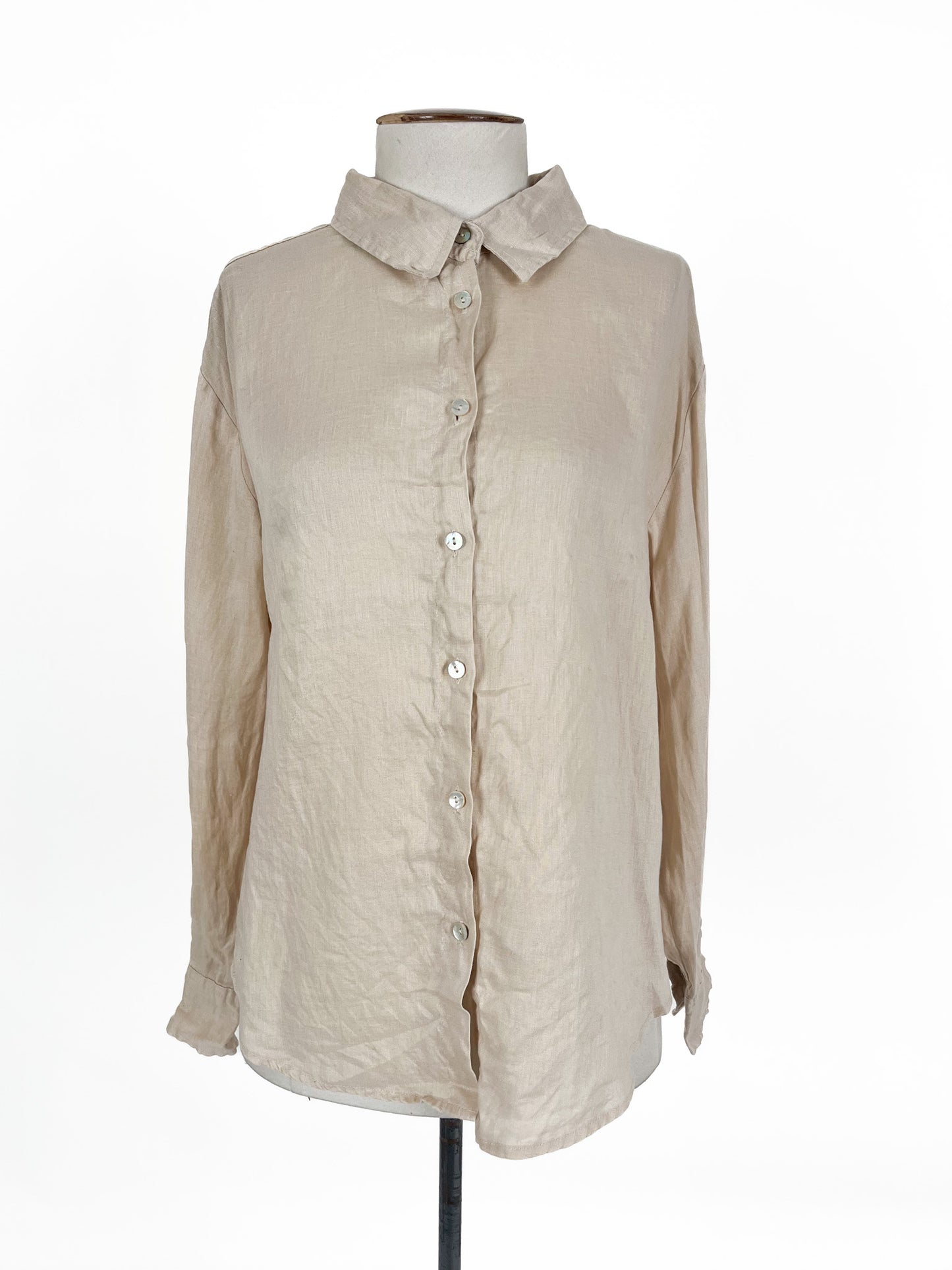 Atmos & Here | Beige Casual Top | Size 6