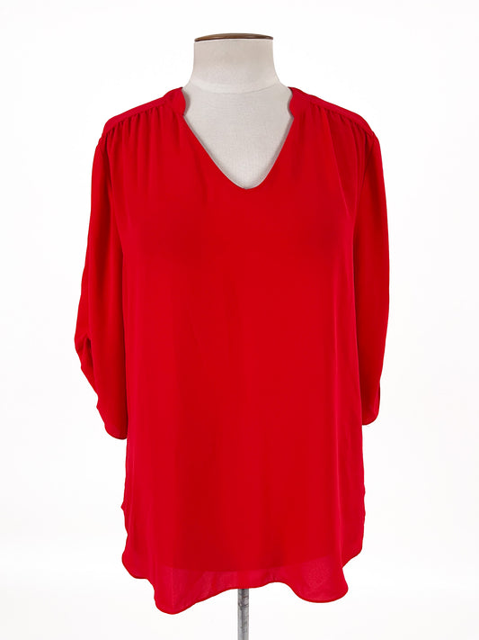 Whistle | Red Workwear Top | Size 18