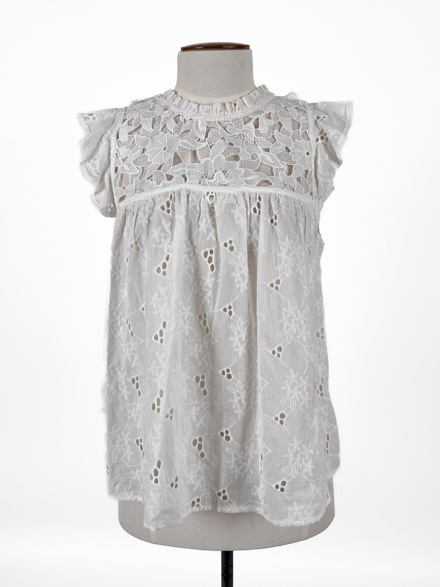 Spicy Sugar | White Casual Top | Size 10