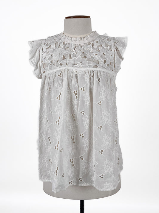 Spicy Sugar | White Casual Top | Size 10
