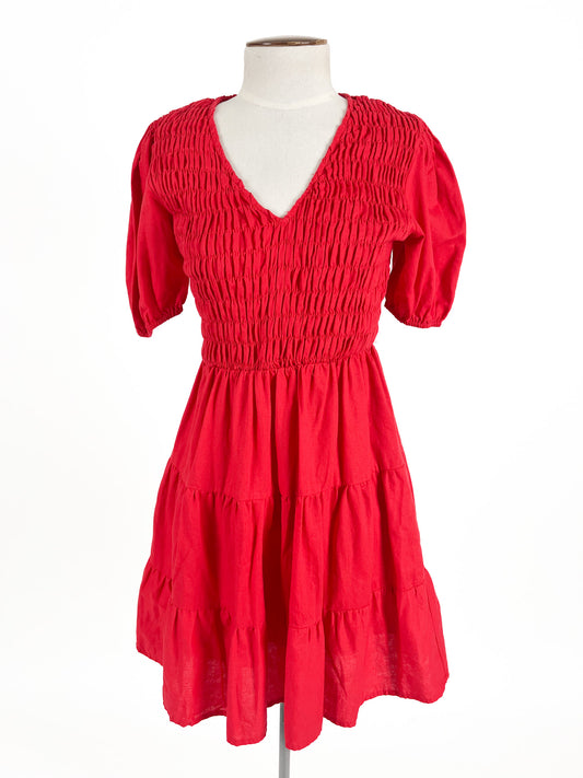 Atmos & Here | Red Casual/Cocktail Dress | Size 8