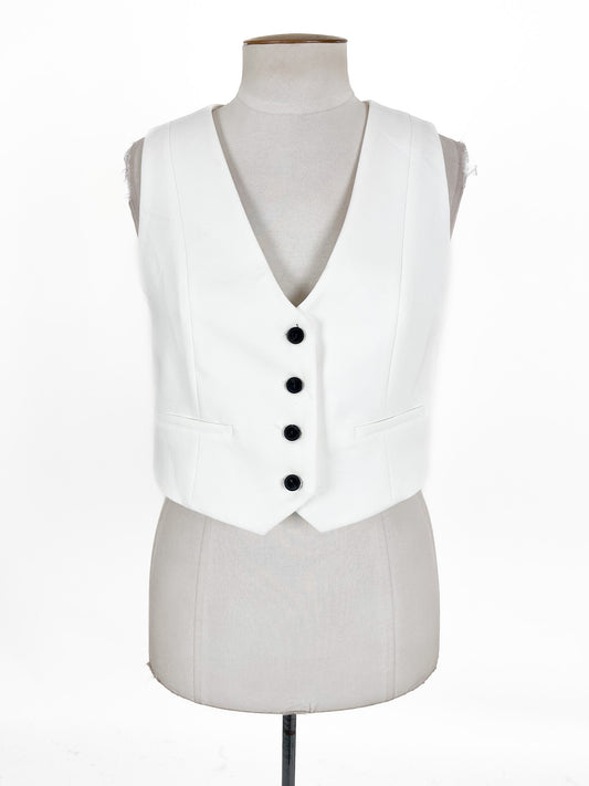 Zara | White Casual Top | Size L