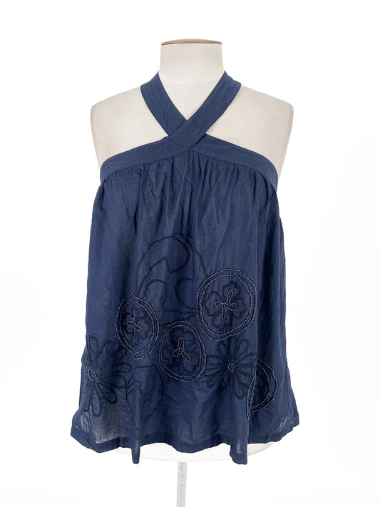 Island Shop | Navy Casual Top | Size 12