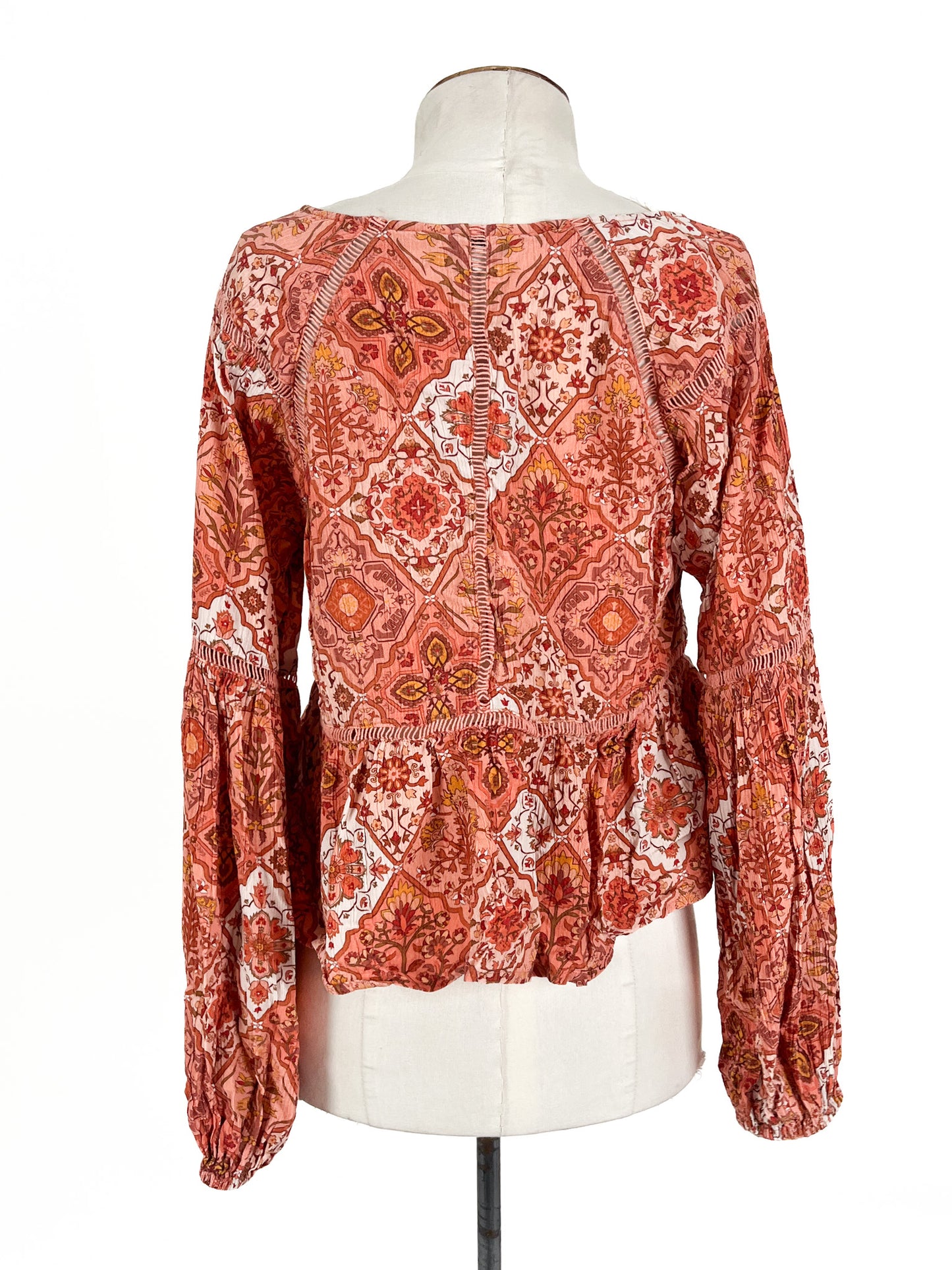 Arnhem | Orange Casual Top | Size 8