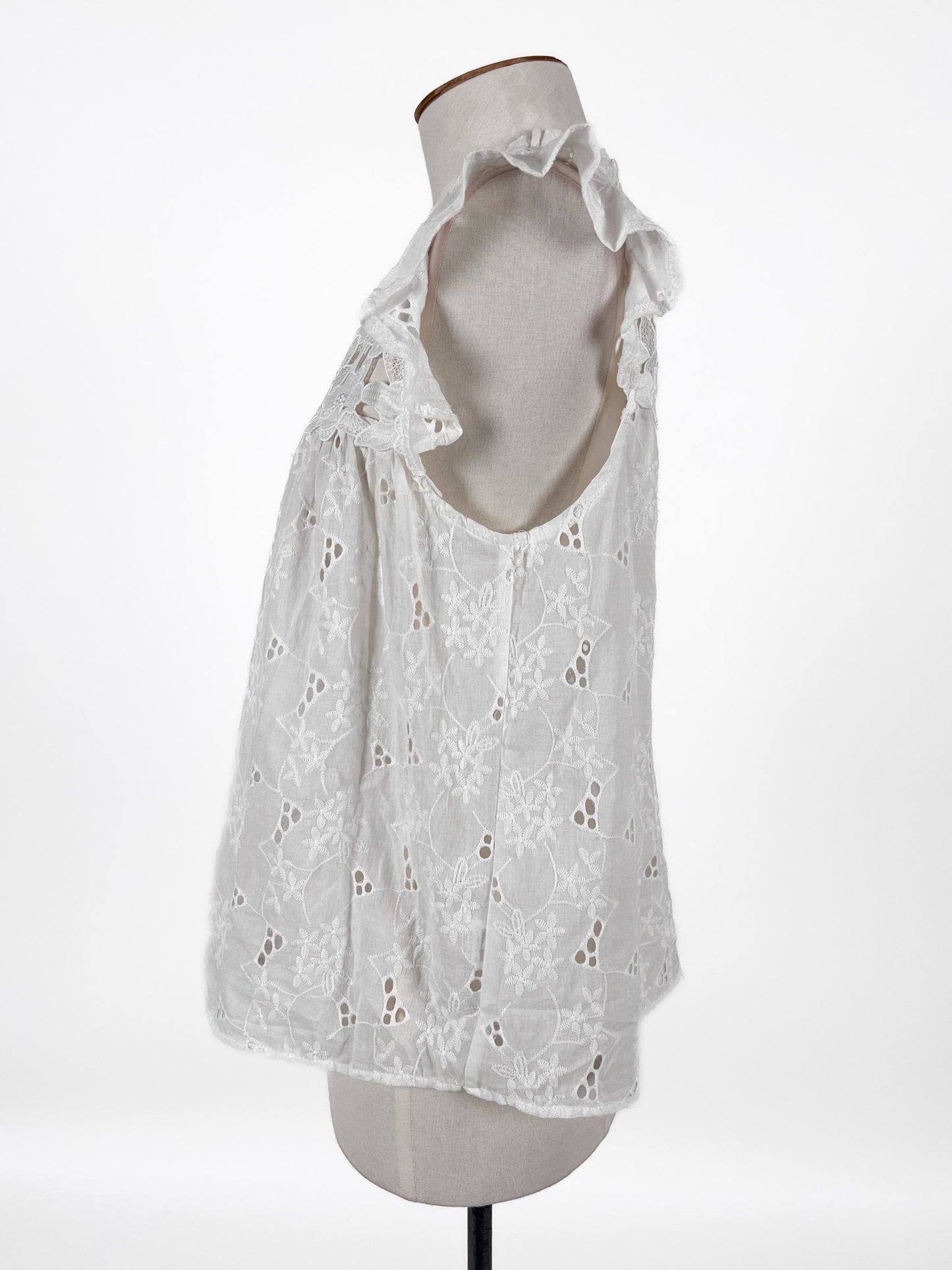 Spicy Sugar | White Casual Top | Size 10