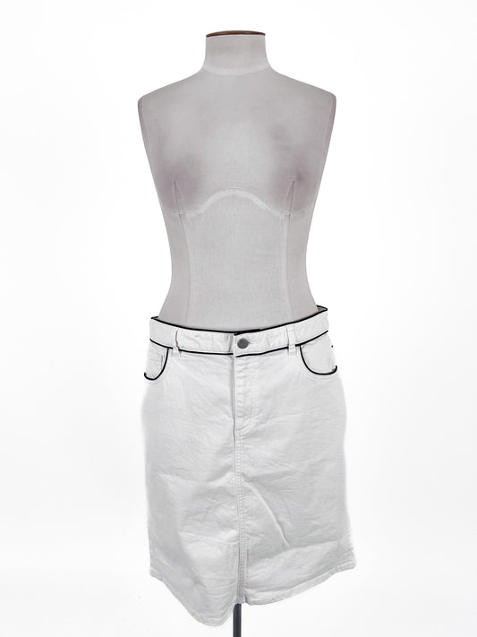 Sportscraft | White Casual Skirt | Size 16