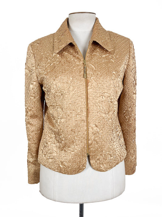 Joseph Ribkoff | Gold Casual Jacket | Size 12