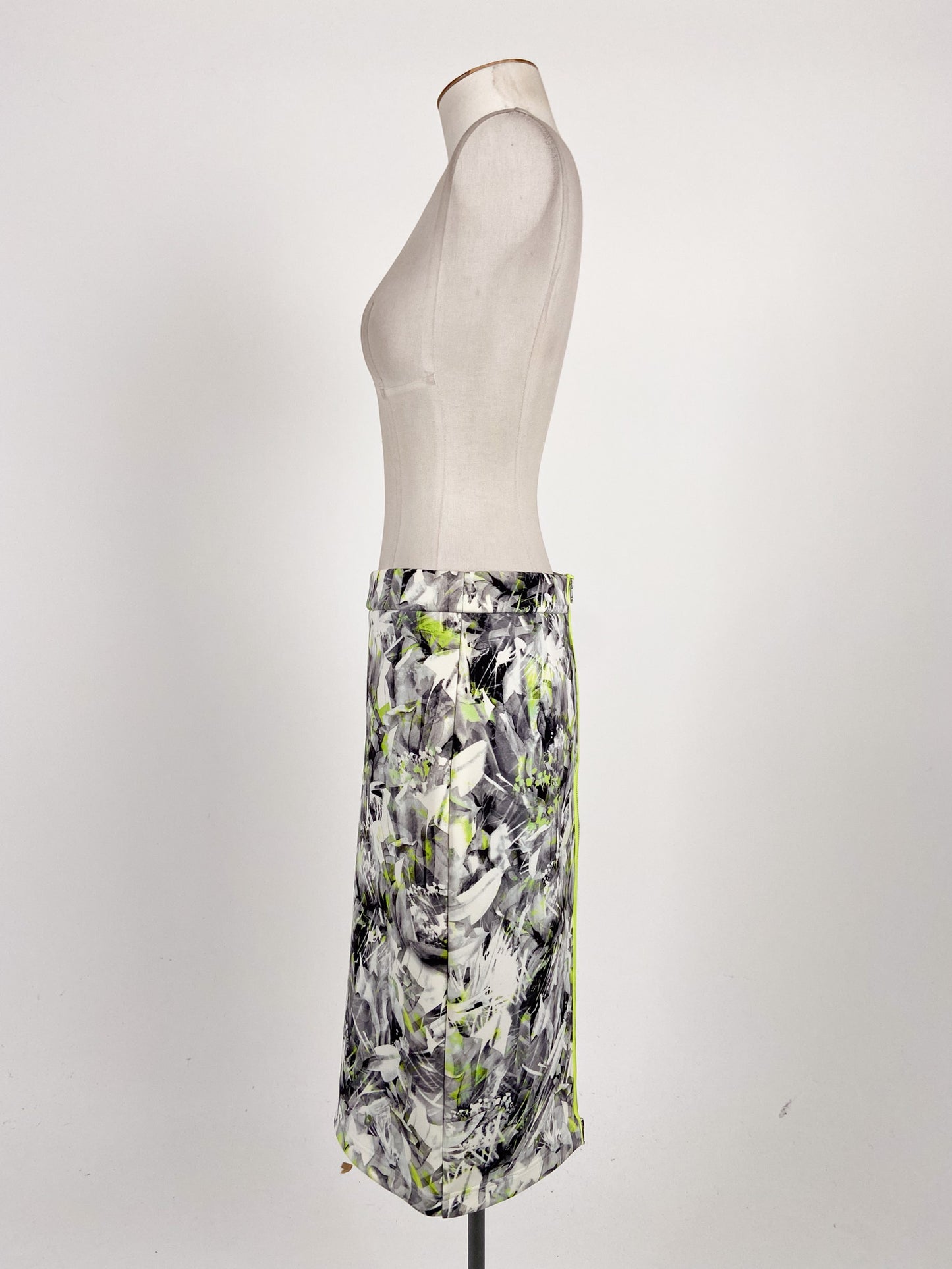 Portmans | Multicoloured Workwear Skirt | Size 10