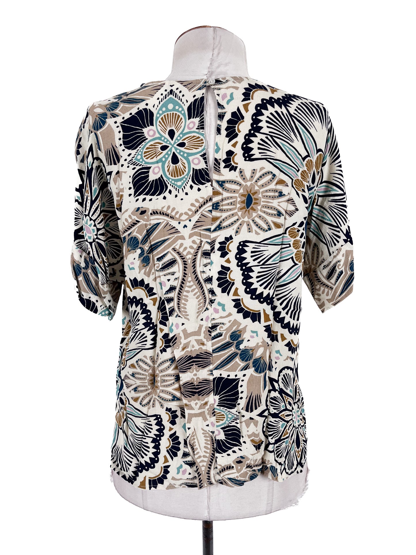H&M | Multicoloured Casual/Workwear Top | Size 8