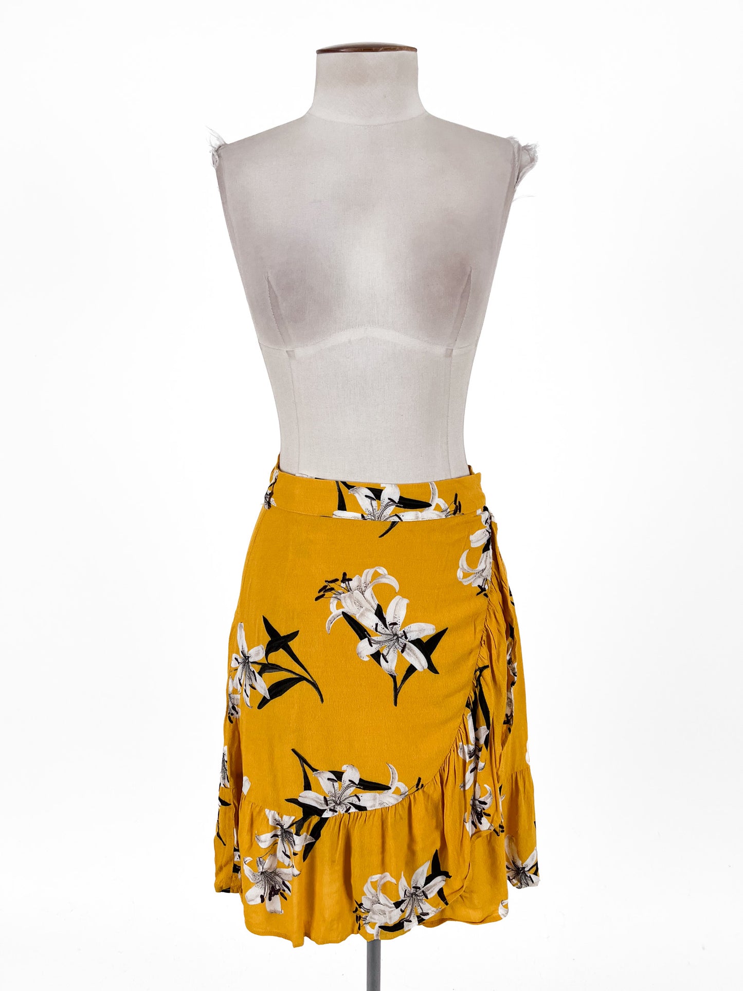 Decjuba | Yellow Casual Skirt | Size 8