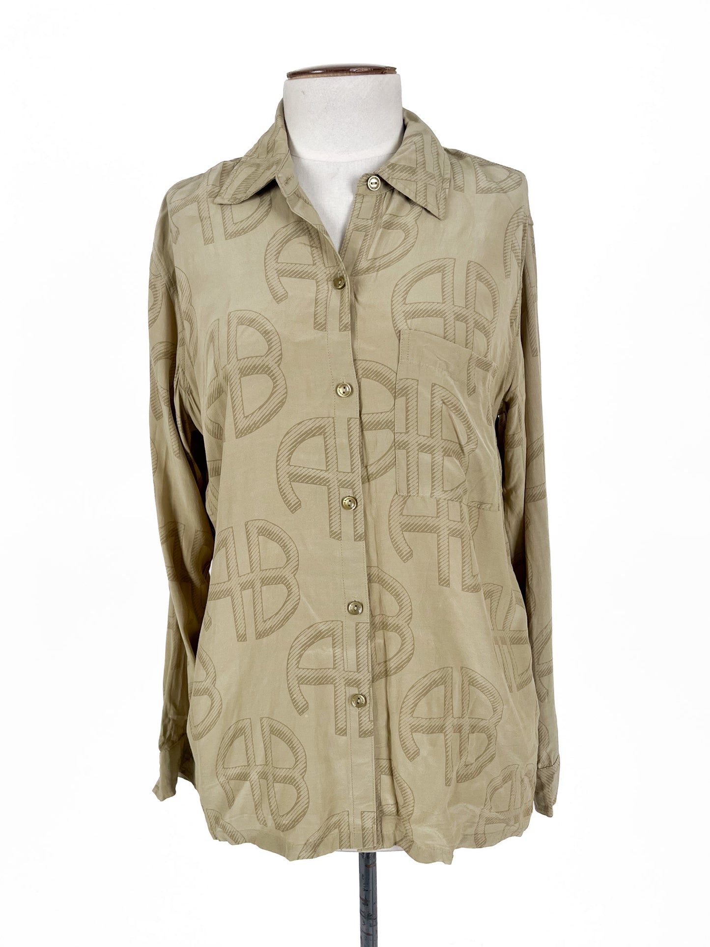 Anine Bing | Green Casual/Workwear Top | Size XS