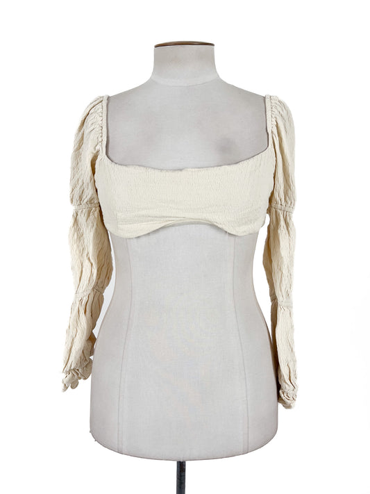 Sabo | Beige Casual/Cocktail Top | Size L