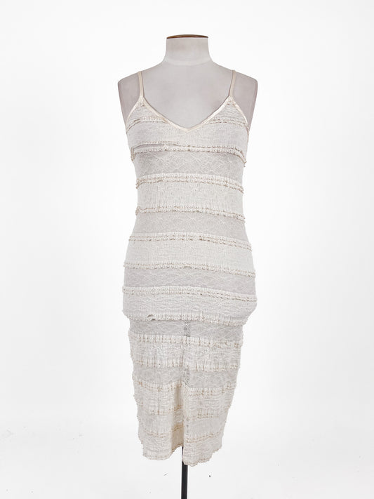 Bettie Monroe | White Casual/Cocktail Dress | Size M