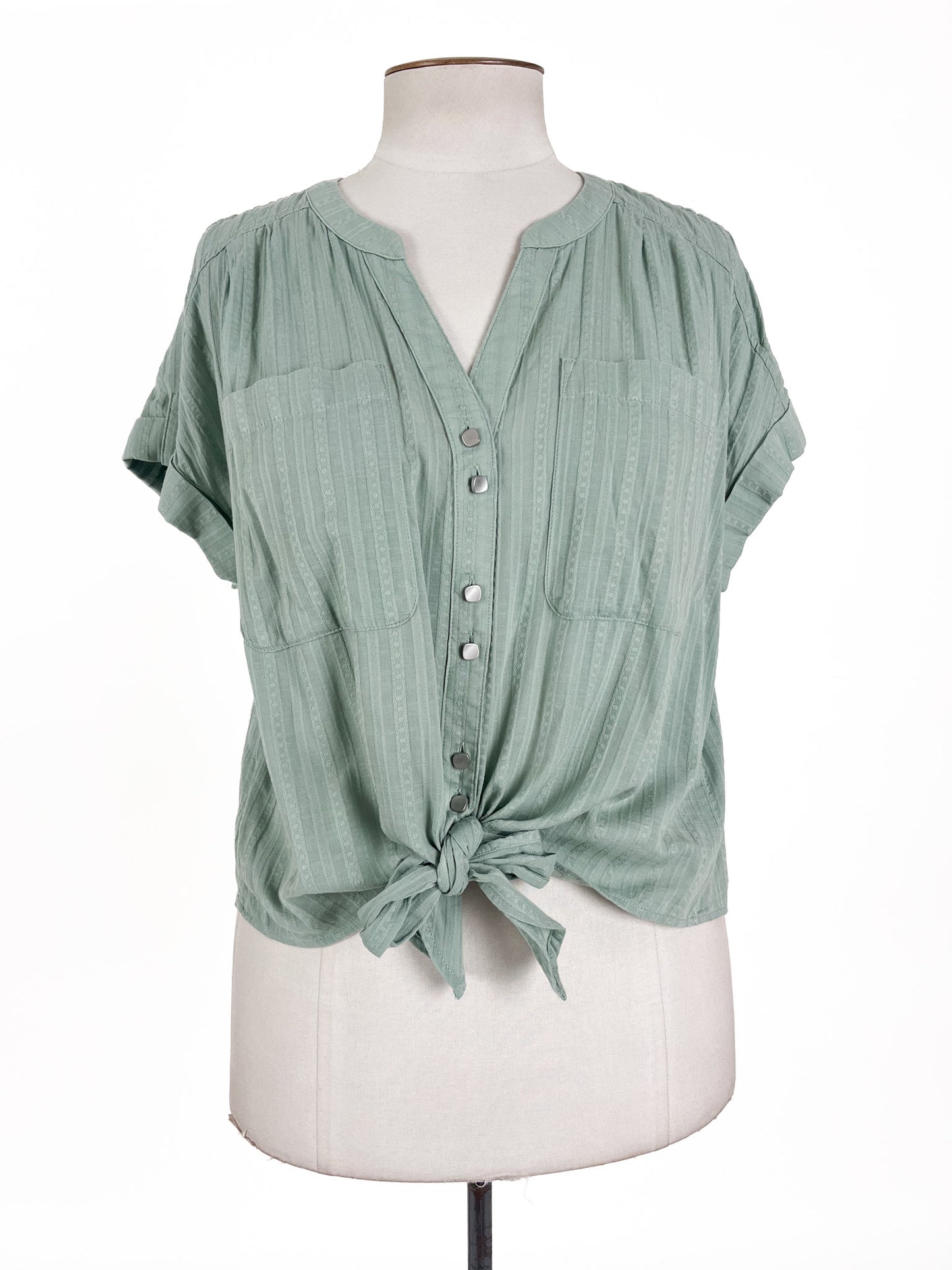 Just Jeans | Green Casual Top | Size 14
