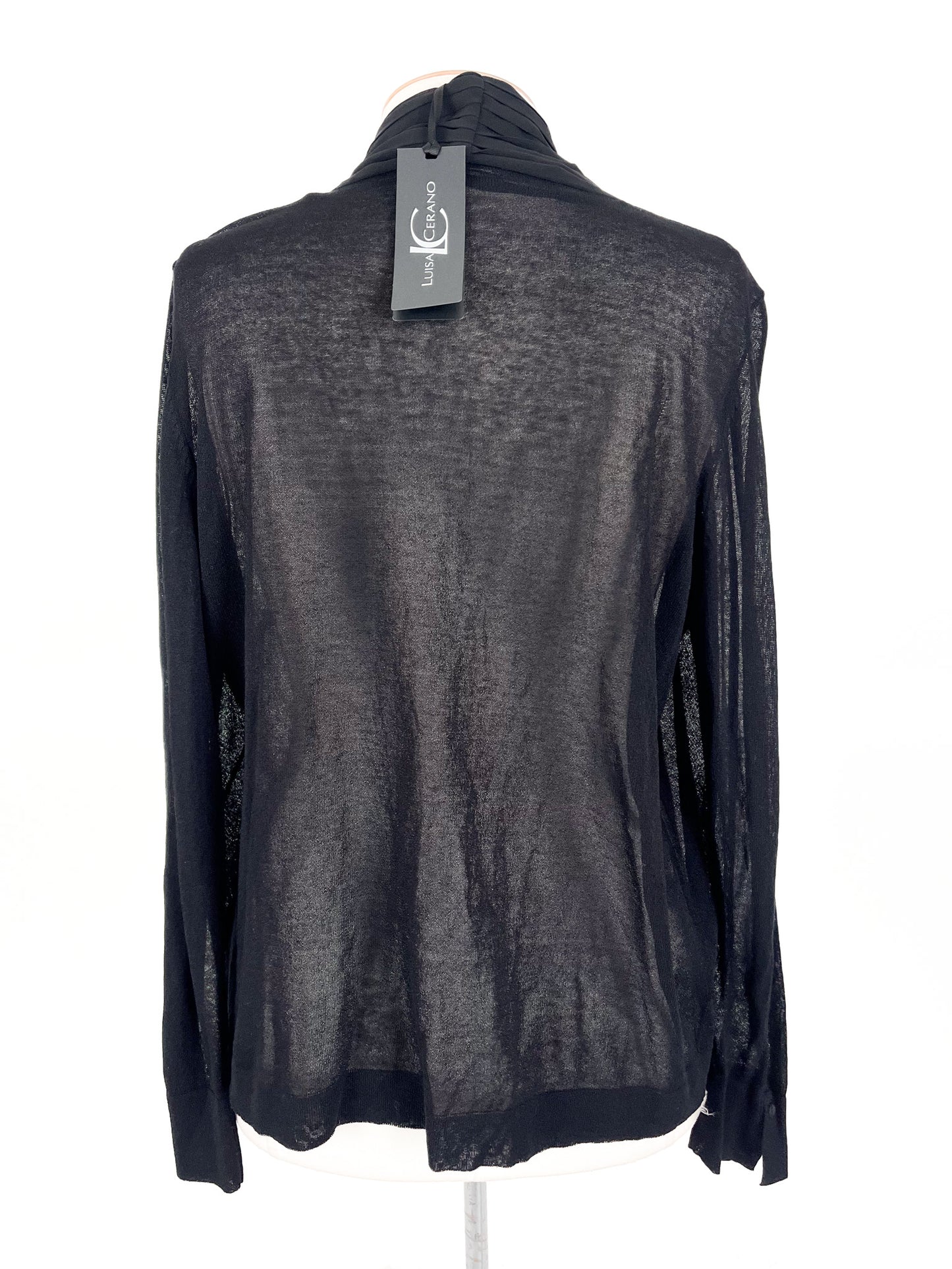 Luisa Cerano | Black Casual Cardigan | Size 18