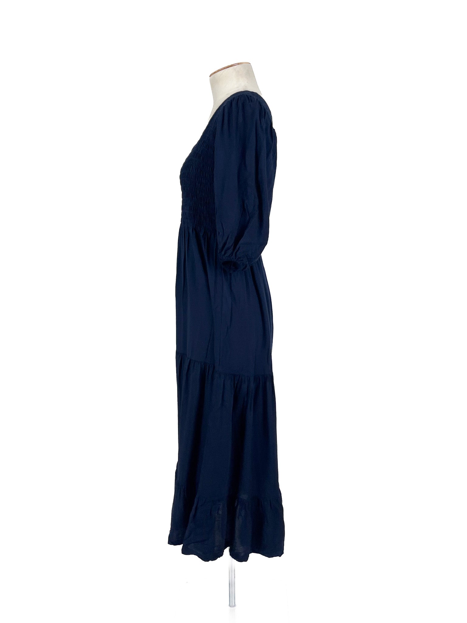 Go Girl - Navy Midi Dress (Size S)